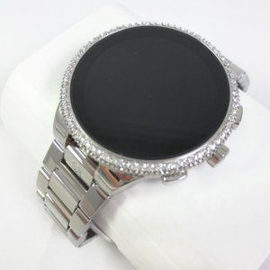New Michael Kors Gen 6 Camille Silver Crystal MKT5143 Display Model NWT